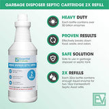2 Pack Essential Values 2X Refill Septic Solution for InSinkErator Septic Assist Bio Charge Evolution Models