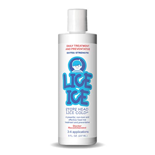 Lice Ice Extra Strength (8 FL OZ) - Head Lice Treatment for Kids and Adults, Safe & Non-Toxic Formulation | Family Size – Made in USA