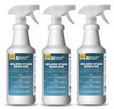 3-Pack Mildew Stain Remover, Made in USA | Mold Stain Remover - Safe for Indoor & Outdoors