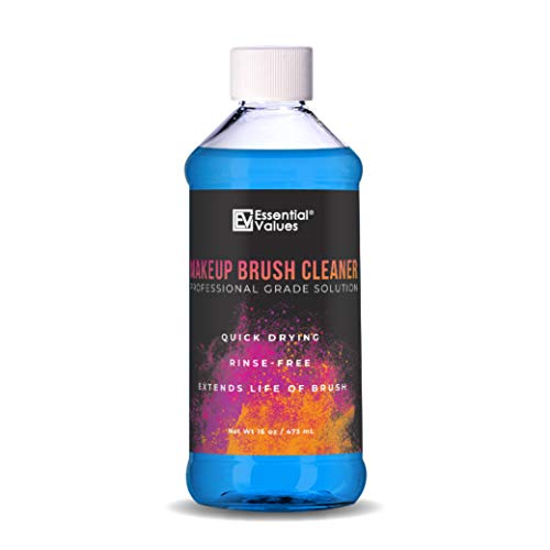 Essential Values Make Up Brush Cleaner - Power & Effective Cleaner Liquid | Made in USA