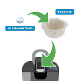 Keurig Cleaning Kit (10 Pack), K cup coffee maker cleaner pods for Keurig by Essential Values