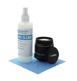 Lens Cleaner, 8oz w/ Microfiber Cloth For Optical Lens and Canon, Sony & Nikon DSLR Camera Lens and LCD Screens By Essential Values