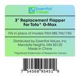 2 PACK Toto Toilet Flapper Replacement, 3" Flapper For G-Max, THU499S, THU331S, THU175S & 2021BP Models By Essential Values
