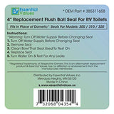Essential Values Replacement Flush Ball Seal for Dometic RV Toilets, Compatible with Models: 300/310/320 – Equivalent to Part Number 385311658