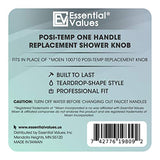 Essential Values Replacement (100710) Tub & Shower Knob - Compatible with Moen Posi-Temp Style Replacement