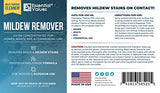 Mildew Remover, Made in USA | Mold Remover - Safe for Indoor & Outdoors, Extra Concentrated Formula that Works Great as a Mold and Mildew Remover