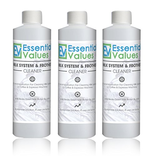 Jura Cappuccino Cleaner 3 PACK, Milk Frother Cleaner  for Automatic Espresso Machines With Frothers by Essential Values