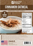 Essential Values 96 Servings Emergency Food Supply (96-Day Supply / 1 Breakfast per Day) – Fortified & Enriched Oatmeal