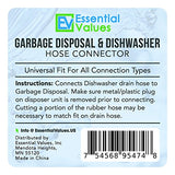 Garbage Disposal Connector, Universal Connector / Adapter For Connecting A Dishwasher To A Disposer By Essential Values