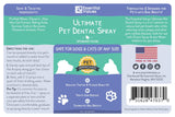 Essential Values 3 Pack (8 Fl OZ) Pet Dental Spray & Water Additive for Dogs and Cats - Excellent for Bad Pet Breath + Spearmint Taste