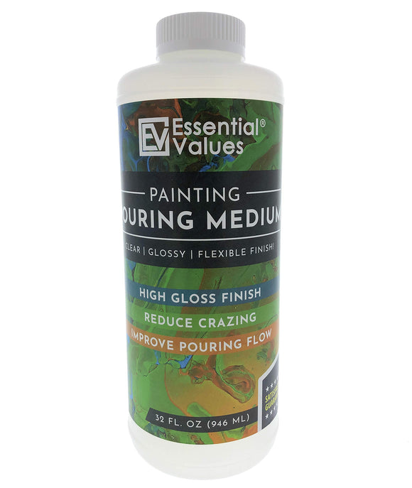 32 Fl OZ Acrylic Pouring Medium - Professional Grade/Made in USA - Ide –  Essential Values