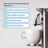 Universal Descaler For Keurig, Delonghi, Saeco, Gaggia, Nespresso And All Single Use Coffee Machines