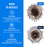 Keurig Descaler 3 PACK, Universal Descaling Solution For Keurig, Delonghi, Nespresso And All Single Use Coffee Pot Machines