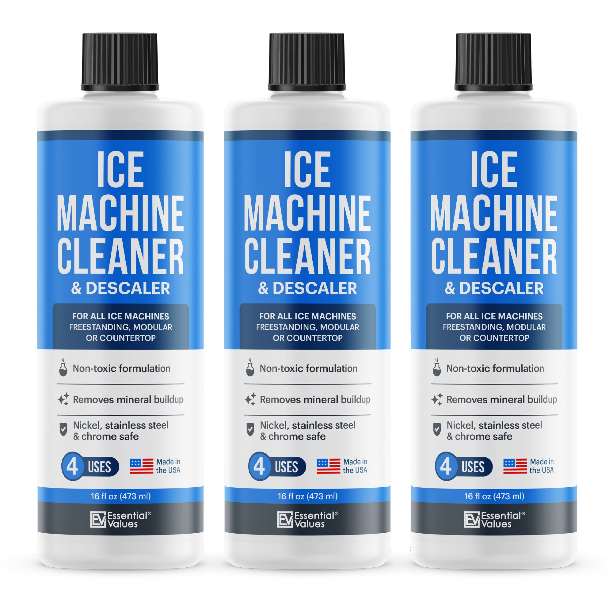 IMPRESA Products Ice Machine Cleaner/Descaler - 4 Uses Per Bottle - Made in  USA - Works on Scotsman, Manitowoc and Virtually All Other Brands (Ice