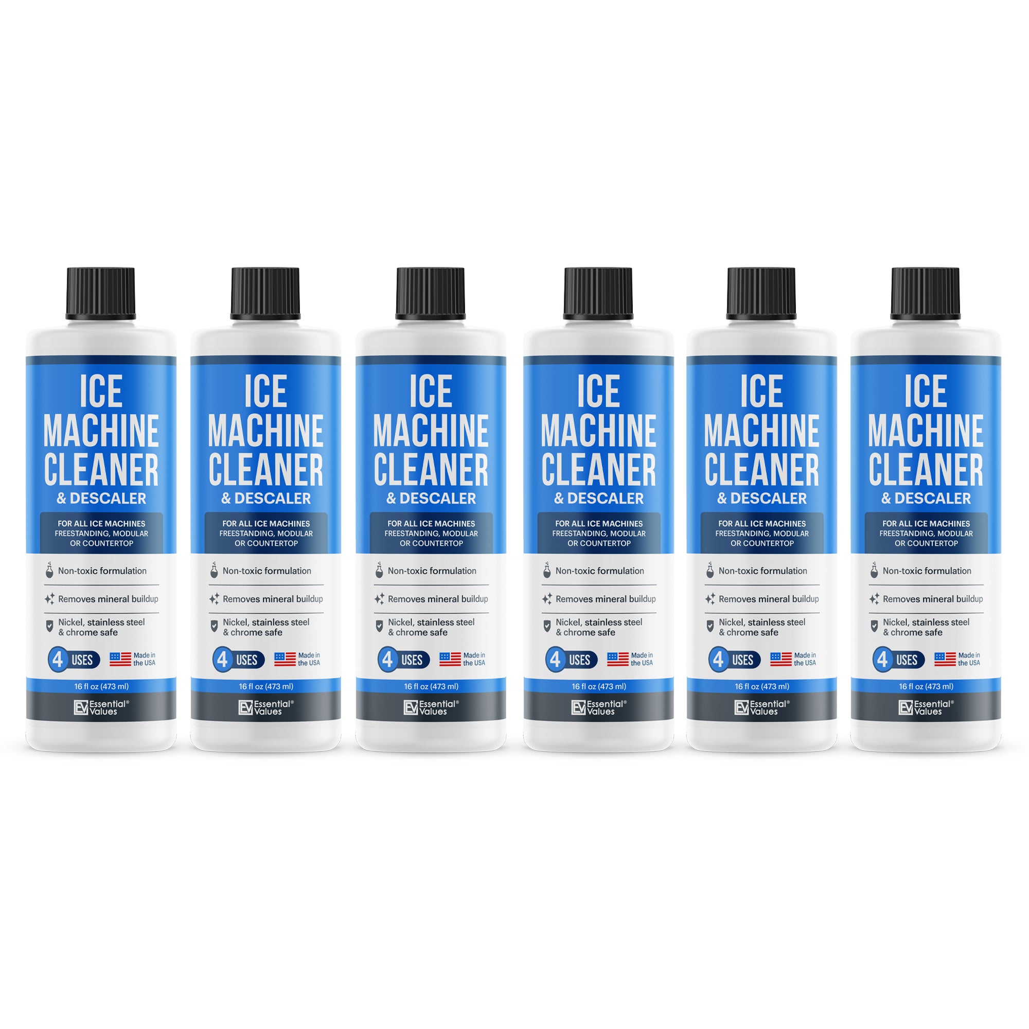 Essential Values Ice Machine Cleaner and Descaler Universal Descaling  Solution, 16 fl Oz 