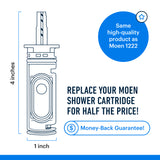 Essential Values Aftermarket Moen 1222 Replacement Shower Cartridge - For One-Handle PosiTemp Faucets